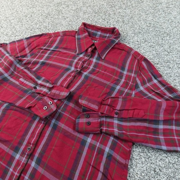Ralph Lauren Tops - Ralph Lauren Shirt Womens S Red Plaid Flannel Button Down Long Sleeve Outdoor